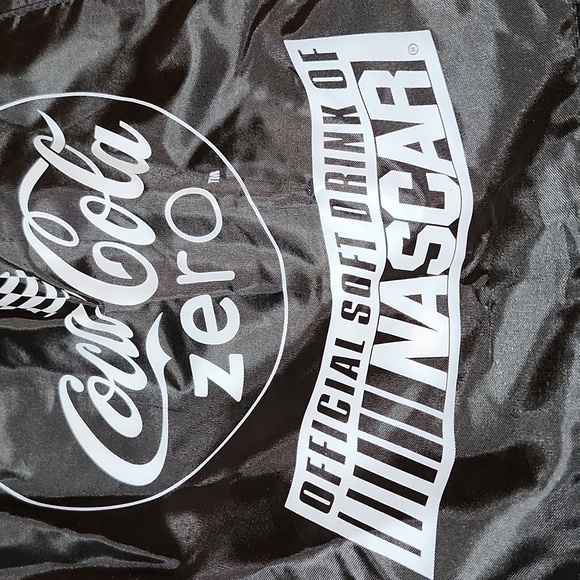 VINTAGE NASCAR COCA-COLA ZERO DRAWSTRING COOLER BACKPACK FOLD STADIUM SEAT CUSHI - Picture 4 of 14
